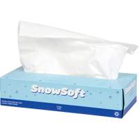 Papier-mouchoir de premi&egrave;re qualit&eacute; Snow Soft, 2 pli, 7,4" lo x 8,4" la, 100 feuilles/boîte Brunswick Fyr & Safety