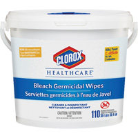 Healthcare<sup>®</sup> Disinfecting Bleach Wipes, 110 Count JO248 | Brunswick Fyr & Safety