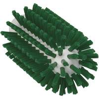 2.5" Brush, Stiff Bristles, 5-3/5" Long, Green Brunswick Fyr & Safety