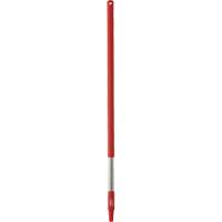 Handle, Broom/Brush/Pad Holder/Scraper/Squeegee, Red, Standard, 40" L JO894 | Brunswick Fyr & Safety