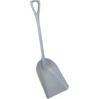 Pelle monobloc perceptible par d&eacute;tecteur de m&eacute;tal, Lame 13-3/4" x 17", Longueur de 42-1/2", Plastique, Gris Brunswick Fyr & Safety