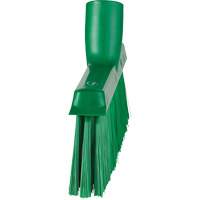 Balai biseaut&eacute; avec pas de vis inclin&eacute;, Crins Moyen, 10", Polyester, Vert Brunswick Fyr & Safety