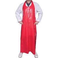 Top Dog 6 Mil. Apron, Polyurethane, 45" L x Red Brunswick Fyr & Safety
