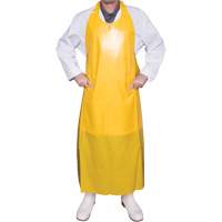 Top Dog 6 Mil. Apron, Polyurethane, 45" L x Yellow Brunswick Fyr & Safety