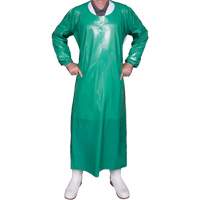 Top Dog 6 Mil. Gown, Large, Green, Polyurethane Brunswick Fyr & Safety