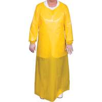Top Dog 6 Mil. Gown, Large, Yellow, Polyurethane Brunswick Fyr & Safety