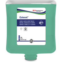 Estesol<sup>®</sup> Hand, Hair and Body Cleaner, 2 L, Rain Forest, Plastic Cartridge JP515 | Brunswick Fyr & Safety