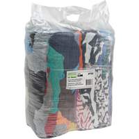 Recycled Material Wiping Rags, Cotton, Mix Colours, 25 lbs. JP783 | Brunswick Fyr & Safety