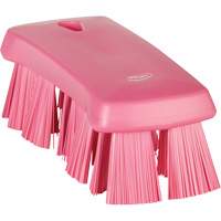 UST Hand Brush, Stiff Bristles, 6-9/10" Long, Pink Brunswick Fyr & Safety