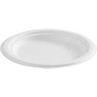 Assiette ronde en fibre compostable Brunswick Fyr & Safety