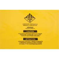 Doublures pour d&eacute;chets dangereux, Amiante, 40" lo x 26" la, 3 mils Brunswick Fyr & Safety