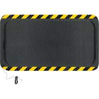 Hog Heaven Electrically Conductive Mat, 3' W x 5' L, 5/8" Thickness, Black/Yellow, Nitrile JP960 | Brunswick Fyr & Safety