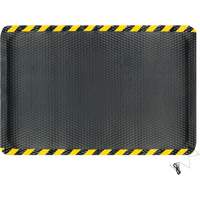 Hog Heaven Electrically Conductive Mat, 4' W x 6' L, 5/8" Thickness, Black/Yellow, Nitrile JP961 | Brunswick Fyr & Safety