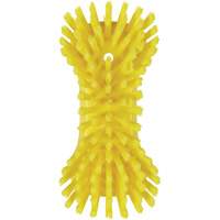 Hand Brush, Extra Stiff Bristles, 9-1/10" Long, Yellow JQ129 | Brunswick Fyr & Safety