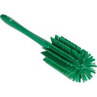 Medium Brush with Handle, Stiff Bristles, 17" Long, Green Brunswick Fyr & Safety