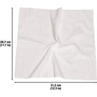 Washable Cleaning Cloths, Microfibre, White Brunswick Fyr & Safety