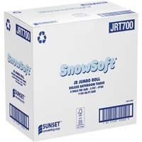Papier hygi&eacute;nique de luxe Snowsoft, Rouleau G&eacute;ant, 2 Pli, Blanc Brunswick Fyr & Safety