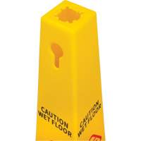 Wet Floor Safety Cone, Bilingual with Pictogram Brunswick Fyr & Safety