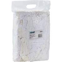 Wiper Rags, Fleece, White, 10 lbs. Brunswick Fyr & Safety