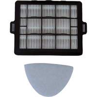 Ensemble de pr&eacute;filtre HEPA pour moteur et filtre d'&eacute;chappement en mousse pour aspirateur sac-&agrave;-dos Ergo et Ergo Pro Brunswick Fyr & Safety