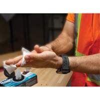 Lingettes nettoyantes emball&eacute;es individuellement, 12 lingettes, 8" x 9-1/2" Brunswick Fyr & Safety