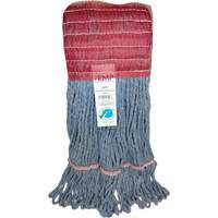 Wide-Band Mop Head, Antimicrobial/Floor Finishing/Specialty, Cotton/Rayon/Synthetic, Loop Style Brunswick Fyr & Safety