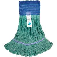 Wide-Band Mop Head, Antimicrobial/Floor Finishing/Specialty, Cotton/Rayon/Synthetic, Loop Style Brunswick Fyr & Safety