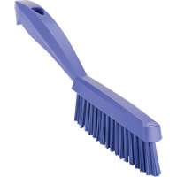 Narrow Hand Brush with Short Handle, Extra Stiff Bristles, 11-4/5" Long, Purple Brunswick Fyr & Safety
