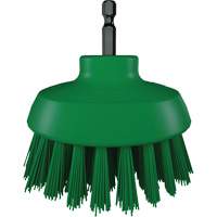 HyDrive Round Drill Brush, Extra Stiff Bristles, 3-1/10" Long, Green Brunswick Fyr & Safety