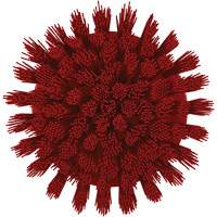 HyDrive Round Drill Brush, Extra Stiff Bristles, 3-1/10" Long, Red Brunswick Fyr & Safety
