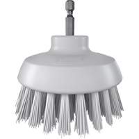 HyDrive Round Drill Brush, Extra Stiff Bristles, 3-1/10" Long, White Brunswick Fyr & Safety