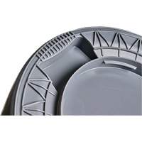 Grey Titan Garbage Container, Plastic, 20 US gal. Brunswick Fyr & Safety