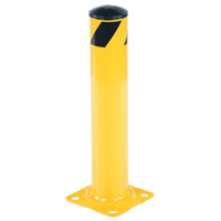 Butoir de s&eacute;curit&eacute;, Acier, 24" h x 4,5" la, Jaune Brunswick Fyr & Safety