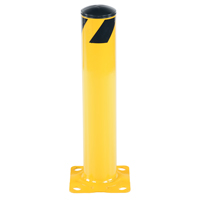 Butoir de s&eacute;curit&eacute;, Acier, 24" h x 4,5" la, Jaune Brunswick Fyr & Safety