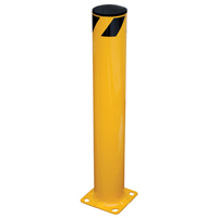 Butoir de s&eacute;curit&eacute;, Acier, 36" h x 5,5" la, Jaune Brunswick Fyr & Safety