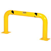 High Profile Machinery Guards, 4' W x 2' H, Yellow Brunswick Fyr & Safety