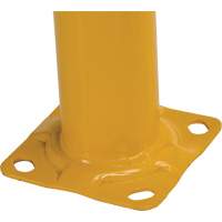 High Profile Machinery Guards, 4' W x 3.5' H, Yellow Brunswick Fyr & Safety