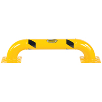 Low Profile Rack Guards, 3' W x 0.75' H, Yellow Brunswick Fyr & Safety
