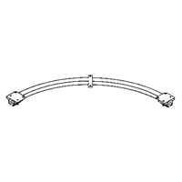 Ceiling Mounted 90° Curved Curtain Partition Track, 3' L KB007 | Brunswick Fyr & Safety
