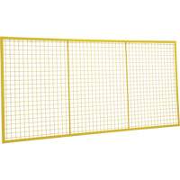 Wire Mesh Partition Components - Panels, 4' H x 8' W KD131 | Brunswick Fyr & Safety