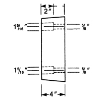 Molded Rubber Dock Guards, Rubber, 13" W x 4" D x 12" H Brunswick Fyr & Safety