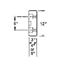 Molded Rubber Dock Guards, Rubber, 30" W x 4" D x 10" H Brunswick Fyr & Safety
