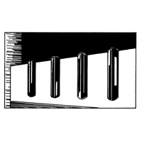 D&eacute;fenses de quai en caoutchouc refoul&eacute;, Caoutchouc, 4-1/2" la x 12" lo x 3-3/4" p Brunswick Fyr & Safety