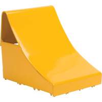 Ice Chocks, Steel, Yellow, 8" W x 10-1/2" D x 9-1/4" H KH964 | Brunswick Fyr & Safety