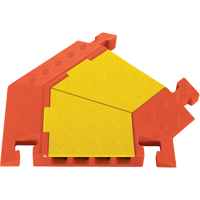 Protecteurs de c&acirc;bles robustes &agrave; 4 canaux Linebacker, virage &agrave; droite Brunswick Fyr & Safety