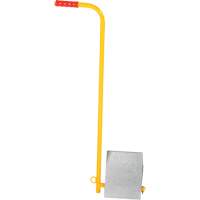 Aluminum Wheel Chock With Handle, 7" W x 11-7/8" D x 7-11/16" H Brunswick Fyr & Safety