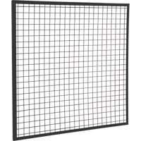 Wire Mesh Partition Panel, 4' H x 4' W KI281 | Brunswick Fyr & Safety
