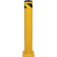 Butoir de s&eacute;curit&eacute;, Acier, 36" h x 5-1/2" la, Jaune Brunswick Fyr & Safety