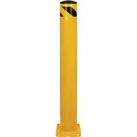 Butoir de s&eacute;curit&eacute;, Acier, 42" h x 5-1/2" la, Jaune Brunswick Fyr & Safety