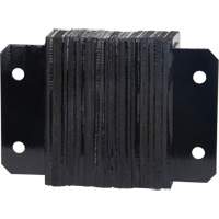 Butoirs de quai lamell&eacute;s, Horizontal, Caoutchouc, 12" la x 4" p x 10" h Brunswick Fyr & Safety